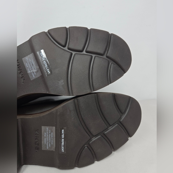 Vince Ryder Womens Water Resistant Bootie Sz 9M Chelsea Chocolate Brown Leather - Picture 7 of 10